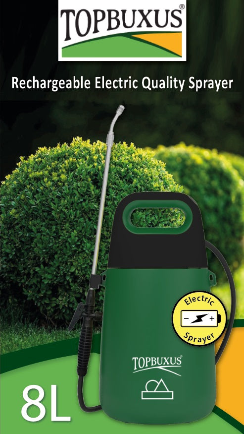 8l garden sprayer TOPBUXUS Electric Sprayer - 2 Gallon (8 Litres)